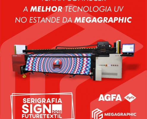 Impressoras uv agfa na Feira Serirgafia Sign 2018